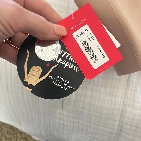 SPANX Tan Strapless Push-Up Bra Intimates - Picture 3 of 3